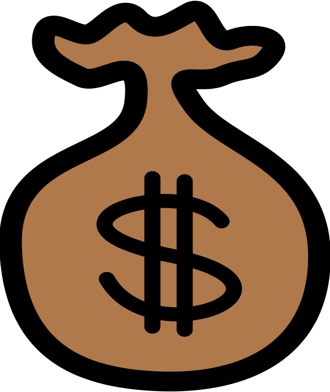 Money bag clip art