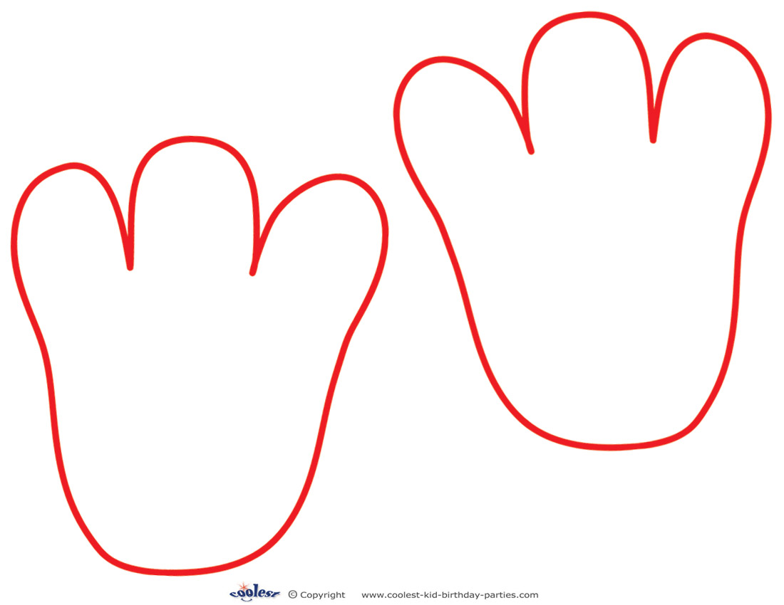 Monster Feet Template Clipart - Free Clip Art Images