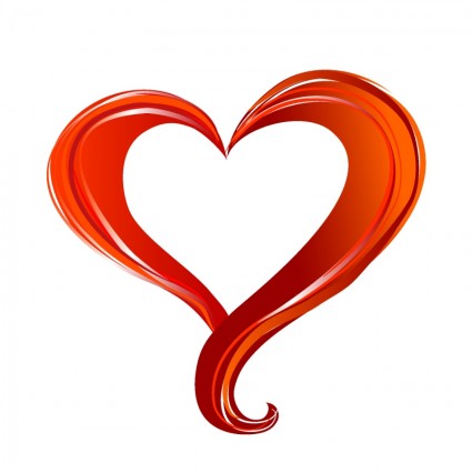 Red heart Free vector in Adobe Illustrator ai ( .AI ...