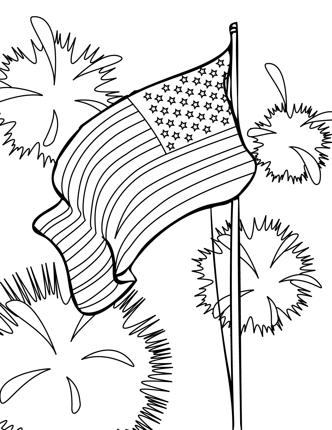 4th-of-july-coloring-pages | wallpapers55.com - Best Wallpapers ...