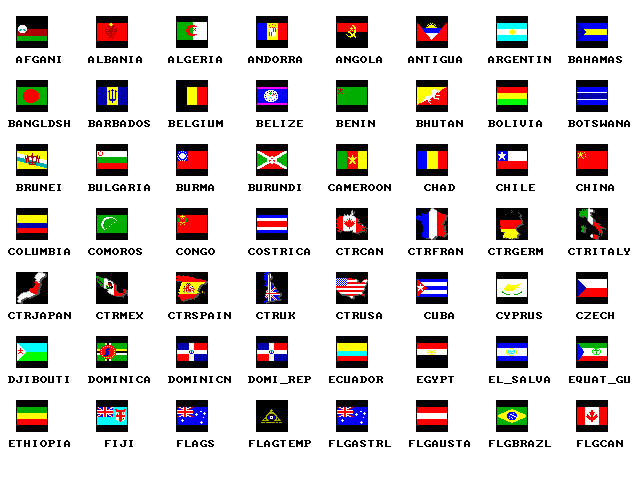 Different Flags Around The World Bluezone69