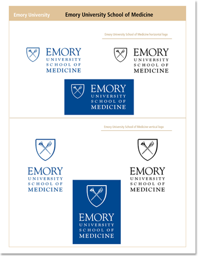 Emory School of Medicine logos