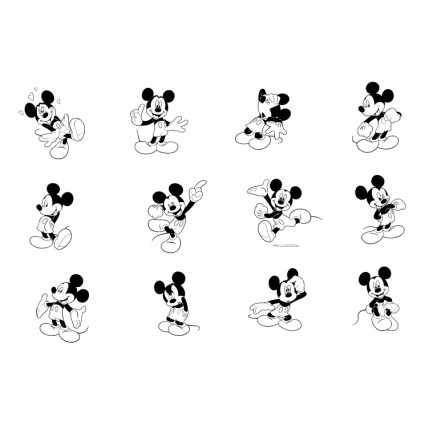 Mickey mouse 5 Free vector in Encapsulated PostScript eps ( .eps ...