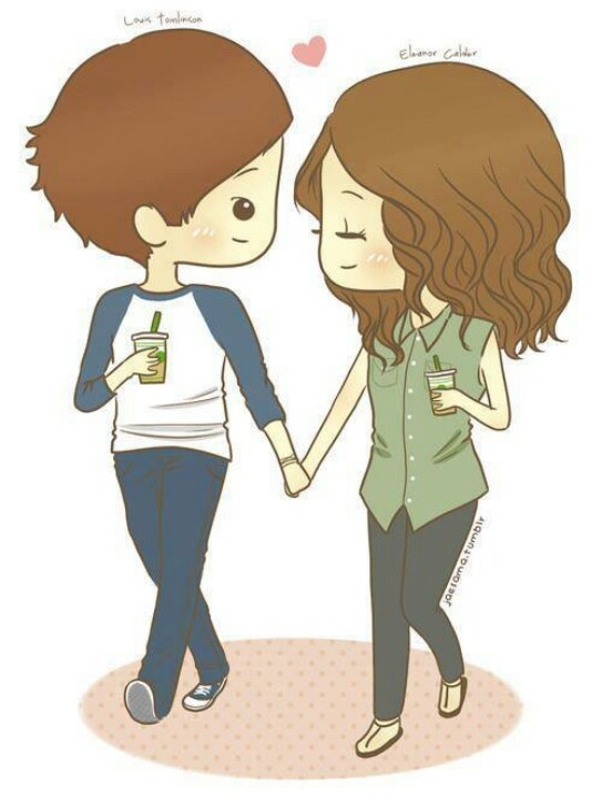 Cute cartoon drawing of Louis and Eleanor =) =)=) <3 | StUnNiNg ...