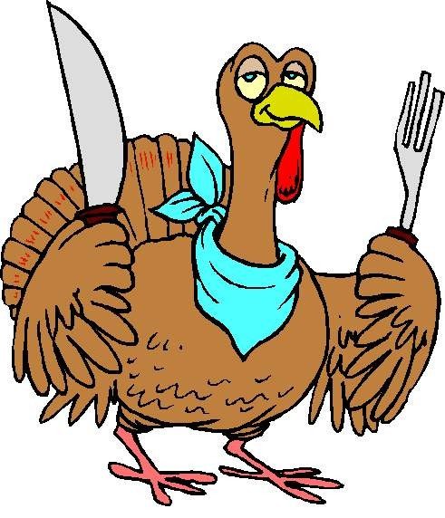 Pix For > Thanksgiving Dinner Cartoon Table