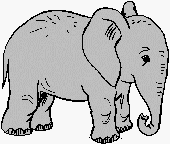 free clipart of an elephant - photo #33