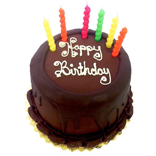 Happy Birthday" 6" Prize-Winning Chocolate Layer Cake