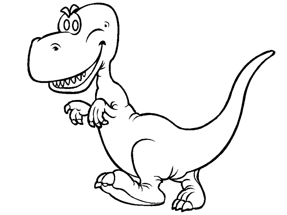 Online Coloring T-rex | Free Coloring Online