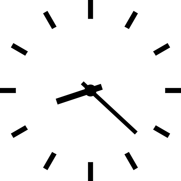 Clock Clipart Black And White - ClipArt Best