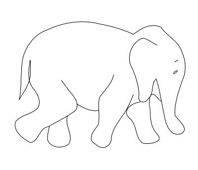 Review For Elephant Outline Clip Art Lowrider Car Pictures