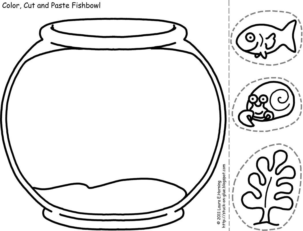 Free Printable Fishbowl Valentine Template