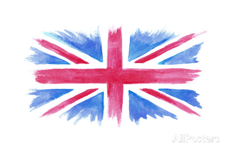 Watercolor Uk Flag, Watercolor British Flag Art by Ron Dale at ...