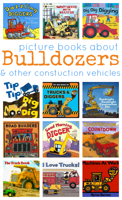 13 Books About Construction Vehicles - No Time For Flash Cards