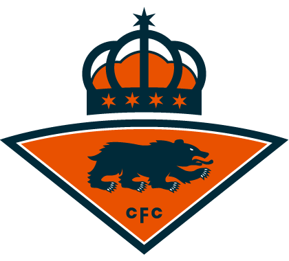 Chicago Bears logo re-imagined as European football crest, NFL badges
