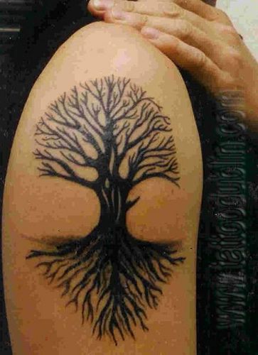 tribal tree tattoo by tattoodublin.com, via Flickr ...