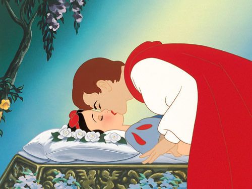 Snow White kiss love cute kiss cartoon disney | Cute Stuff | Pinterest