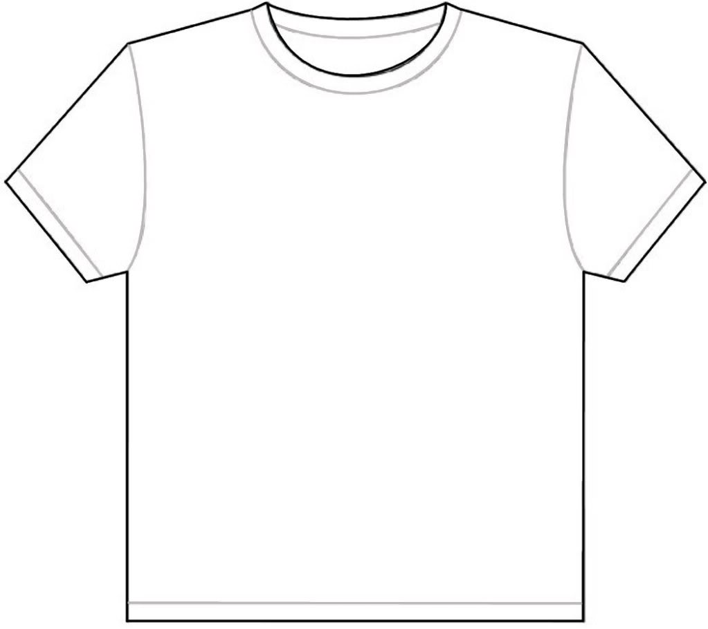 Tshirt Template - ClipArt Best