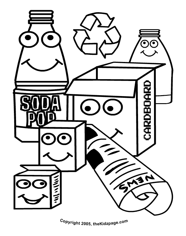 Coloring Pages Recycling - AZ Coloring Pages