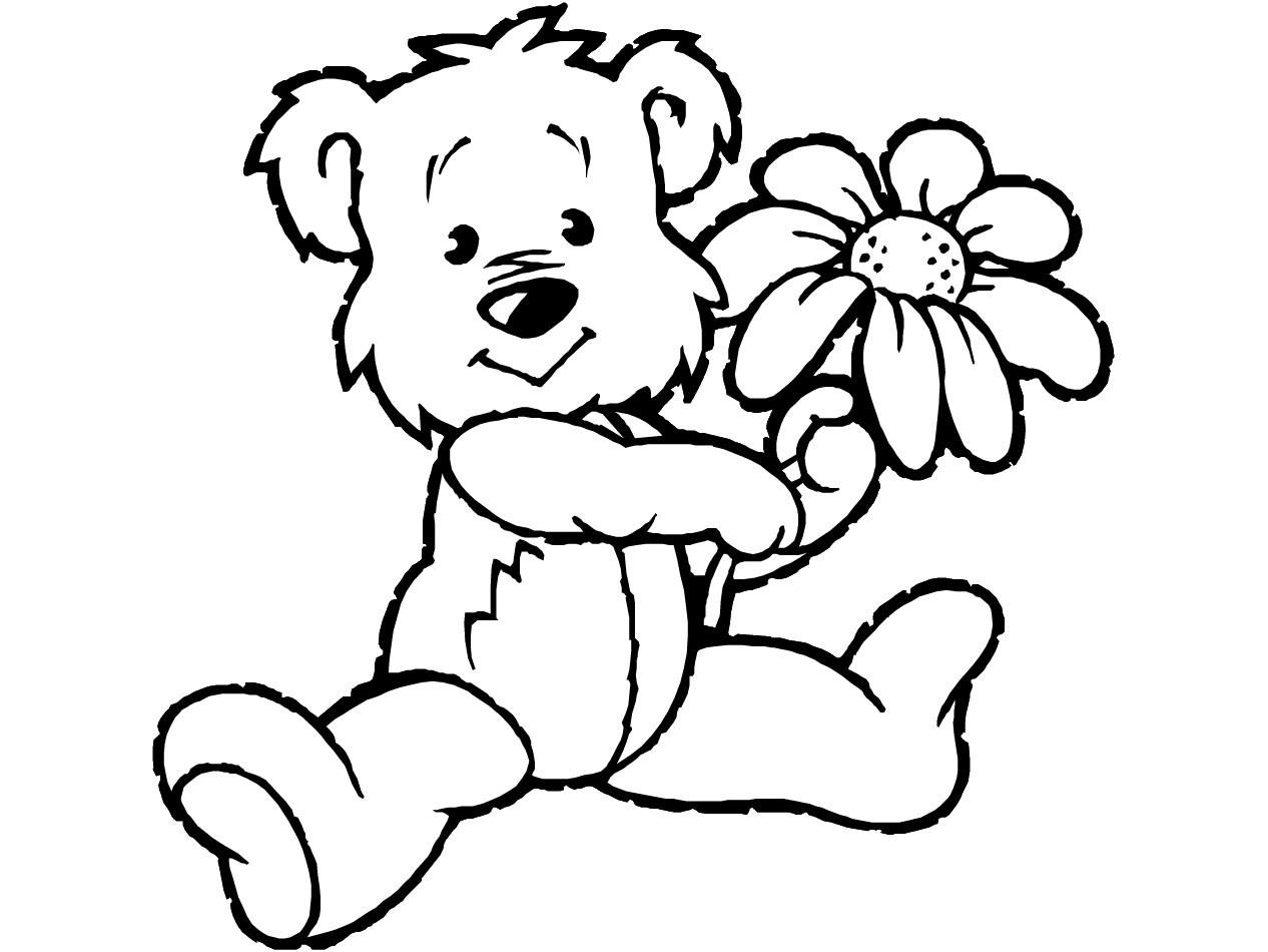 Teddy Bear Drawing With Heart - Gallery