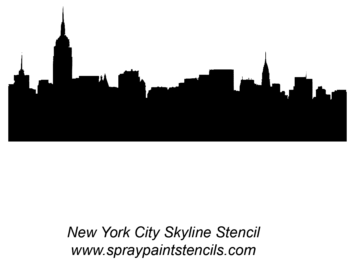 New York skyline for screen printing | New York | Pinterest