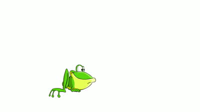 Animated Frog Isolated With Mask 1080p Hd Stock Footage Video ...