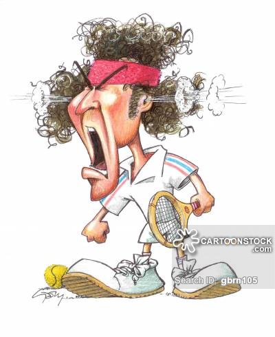 Tennis Players Cartoons and Comics - funny pictures from CartoonStock