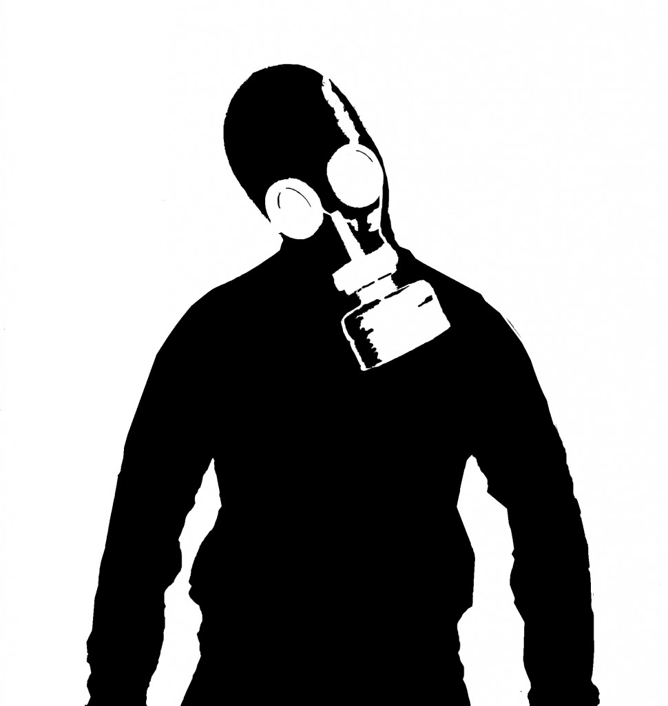 Image - Man-with-gas-mask-stencil-970x1024.jpg - The Path Of Dread ...