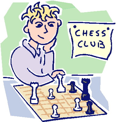 Clip Art - Clip art playing chess 957027