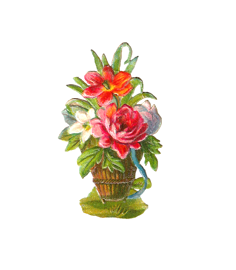 Antique Images: Free Digital Flower Clip Art: Digital Graphic of ...