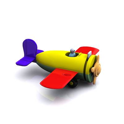 3D model: Toy plane. $9.95 [buy, download]