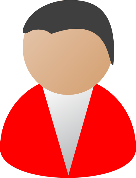 Business Person Red clip art - vector clip art online, royalty ...