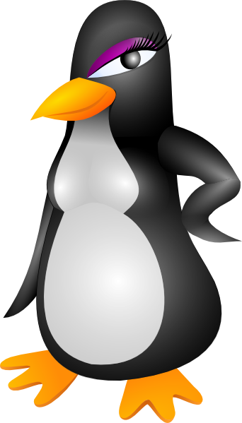 Female Cartoon Penguin Clip art - Animal - Download vector clip ...