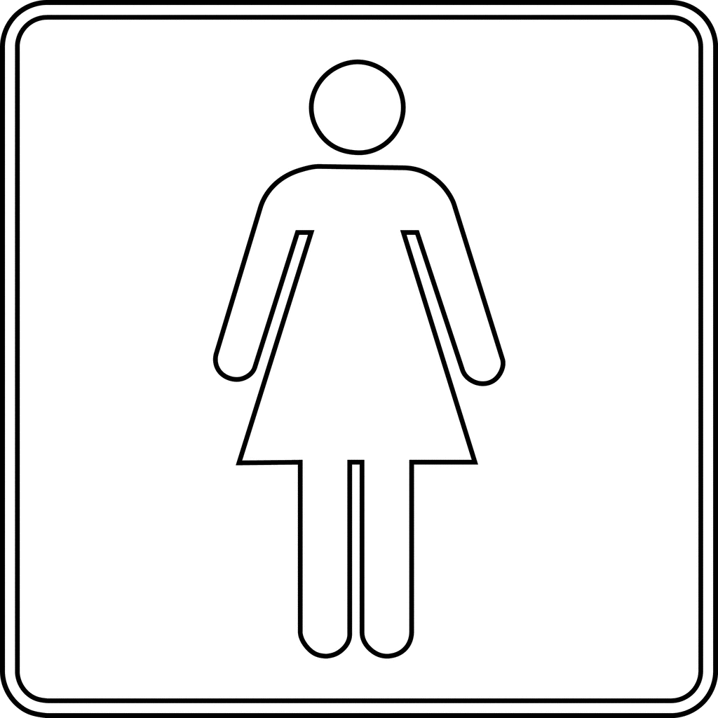 WOMENS Bathroom Signs Clipart - ClipArt Best