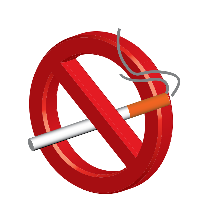 Clipart - No Smoking 3D icon