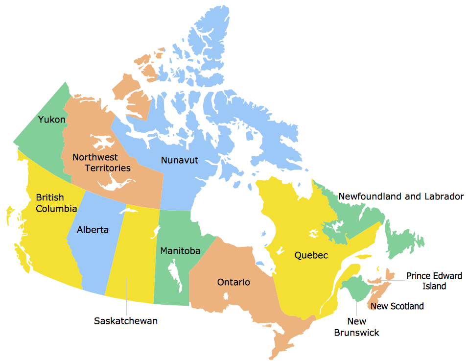 clipart canada map - photo #40