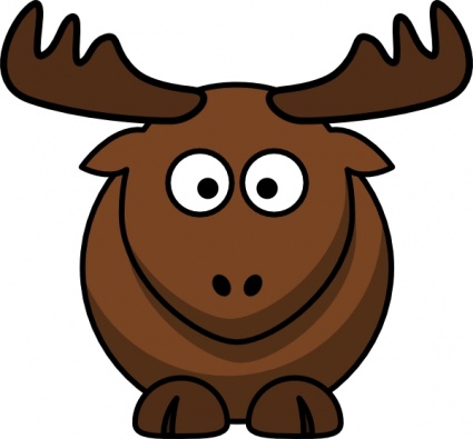 Cartoon Elk clip art - Download free Cartoon vectors