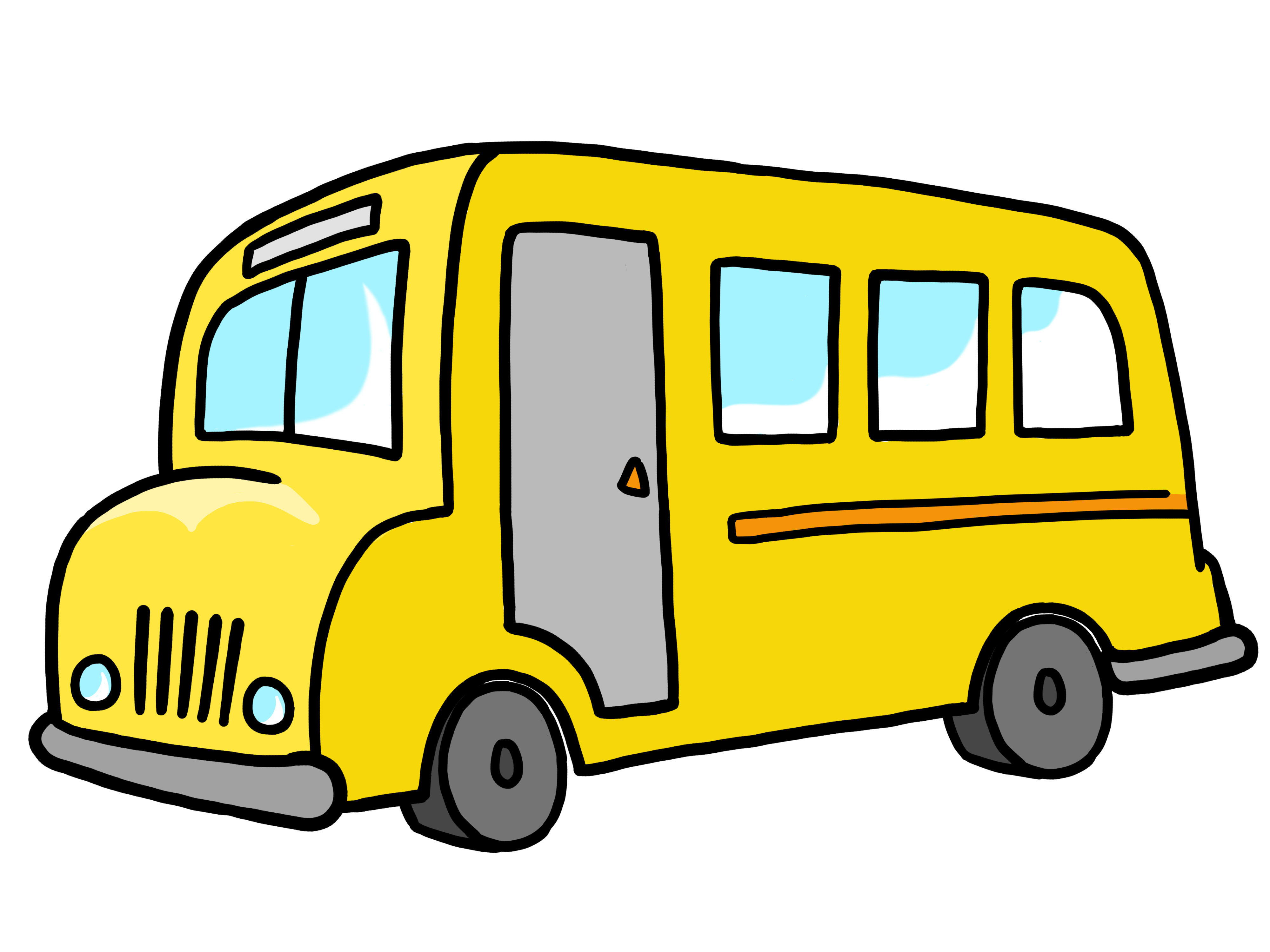 Images For > Clipart School Bus Leaving