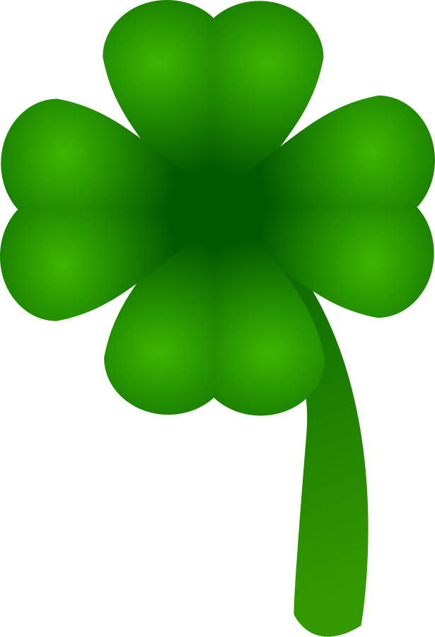Four leaves clover Clipart, vector clip art online, royalty free ...