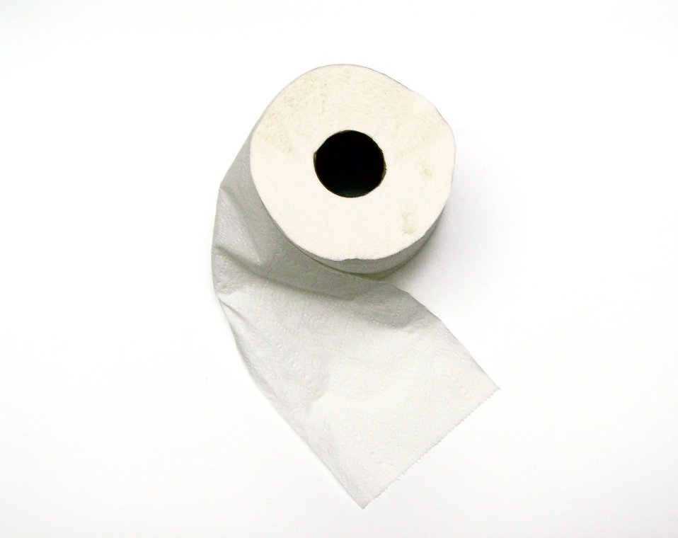 Free Stock Photos | Roll of toilet paper on white background ...