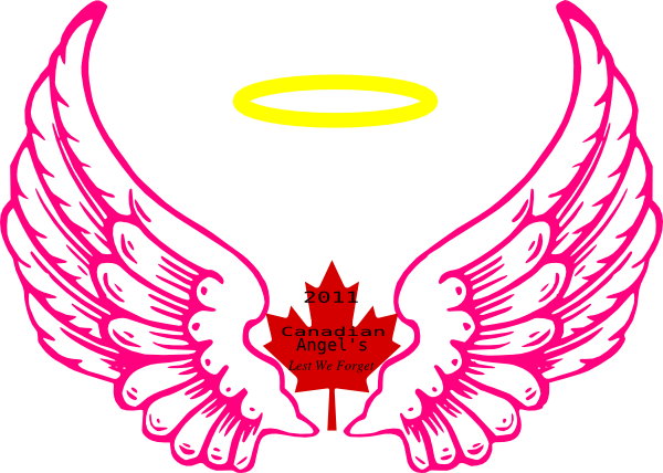Canadian Wing Angel Halo 2 clip art - vector clip art online ...