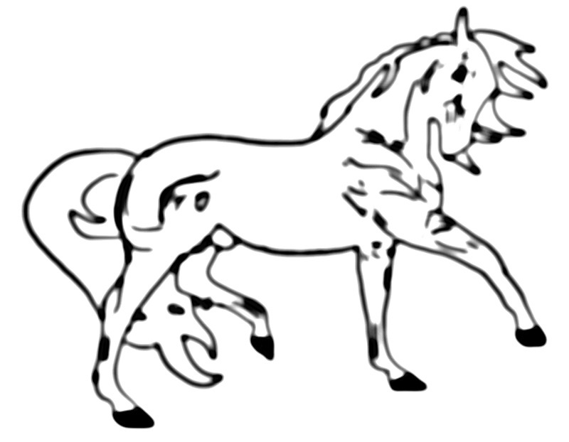 Breyer Horse Custom Lineart Esprit by CocoBeanie on deviantART