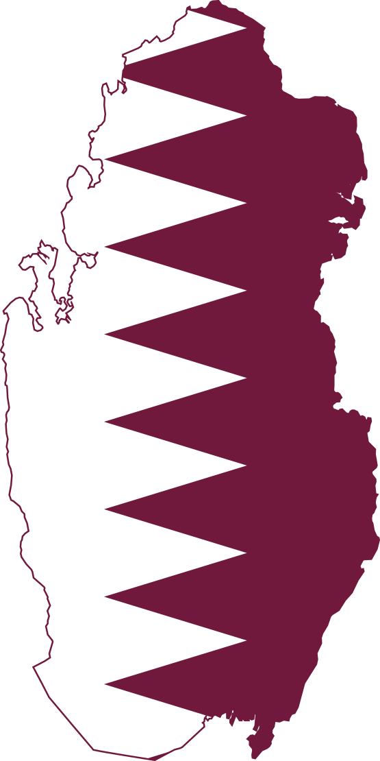 Flag Map of Qatar flagartist.com Flag SVG YouTube Facebook ...