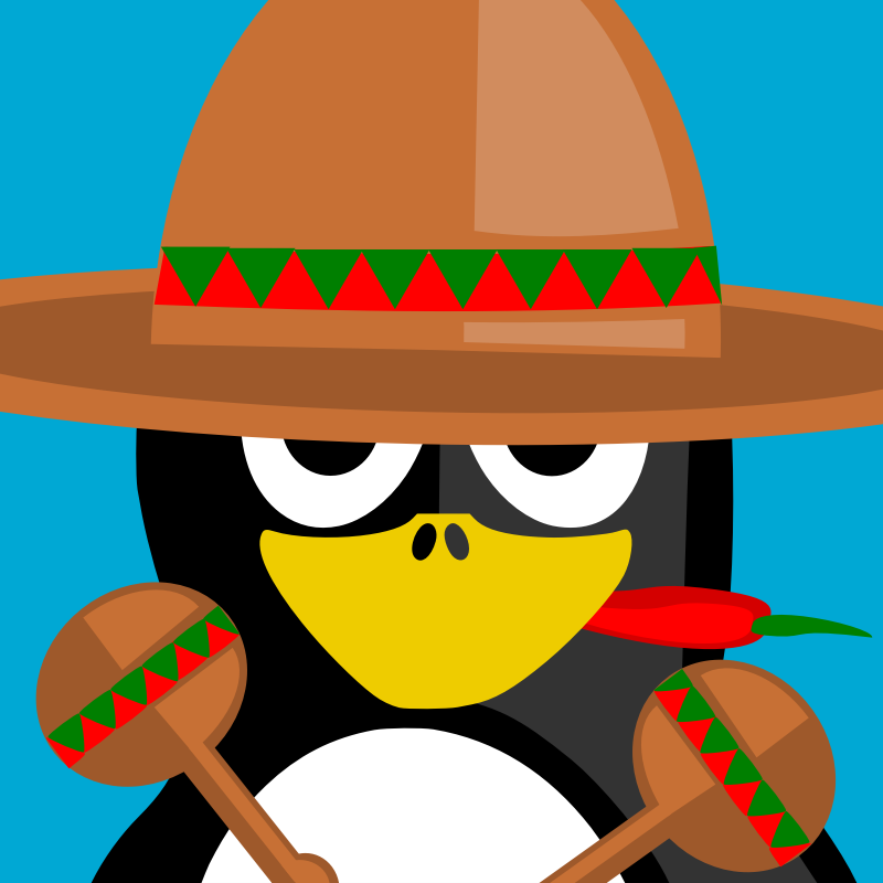 Clipart - mexican penguin
