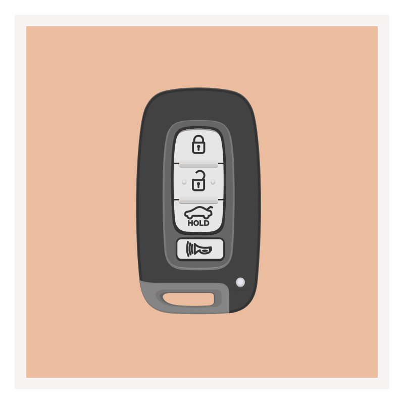 Clipart - Car Key Fob Remote