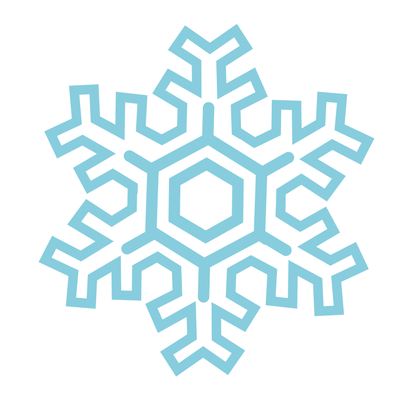 Clipart - Snowflake (stylized)