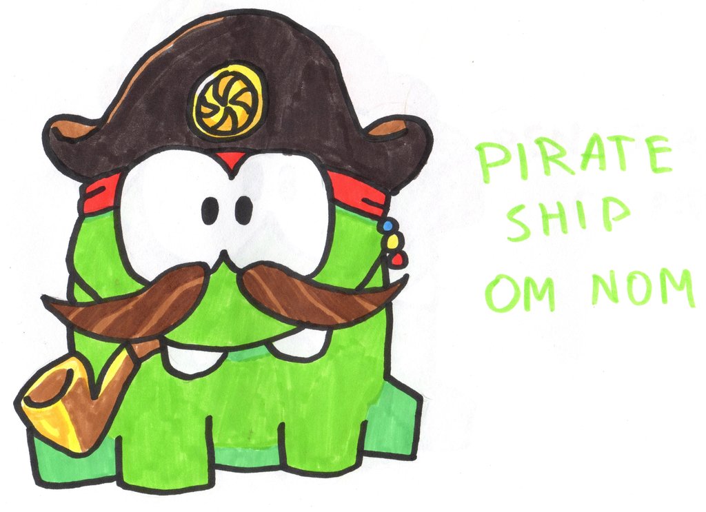 Pirate Ship Om Nom by YouCanDrawIt on deviantART