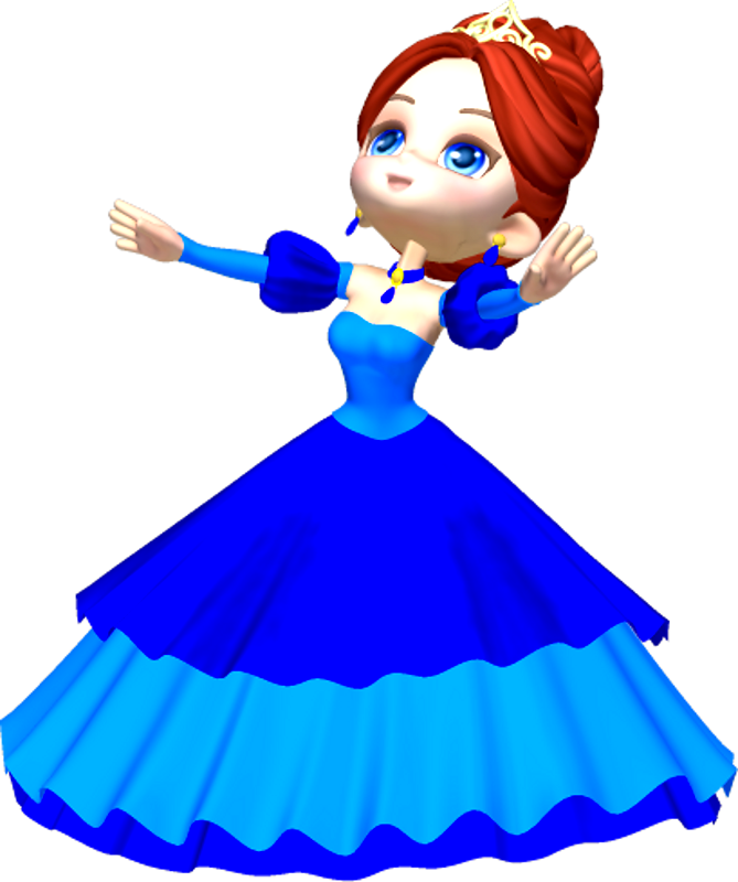 Princess in Blue Poser PNG Clipart (7) by clipartcotttage on ...