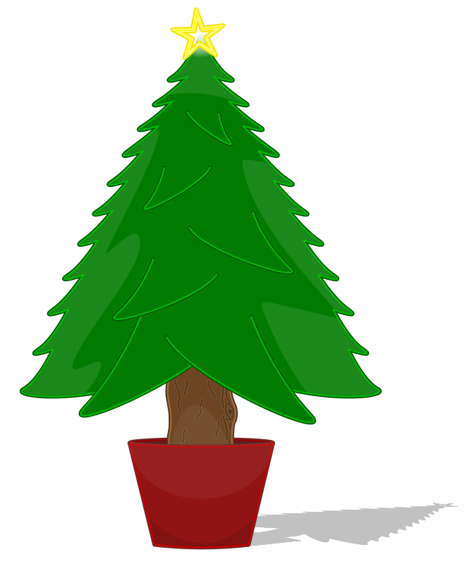 Simple Christmas Tree Clipart