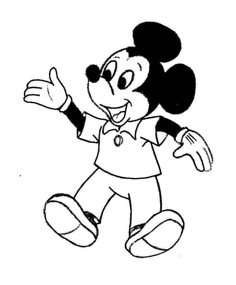 gangsta mickey mouse coloring pages - photo #4