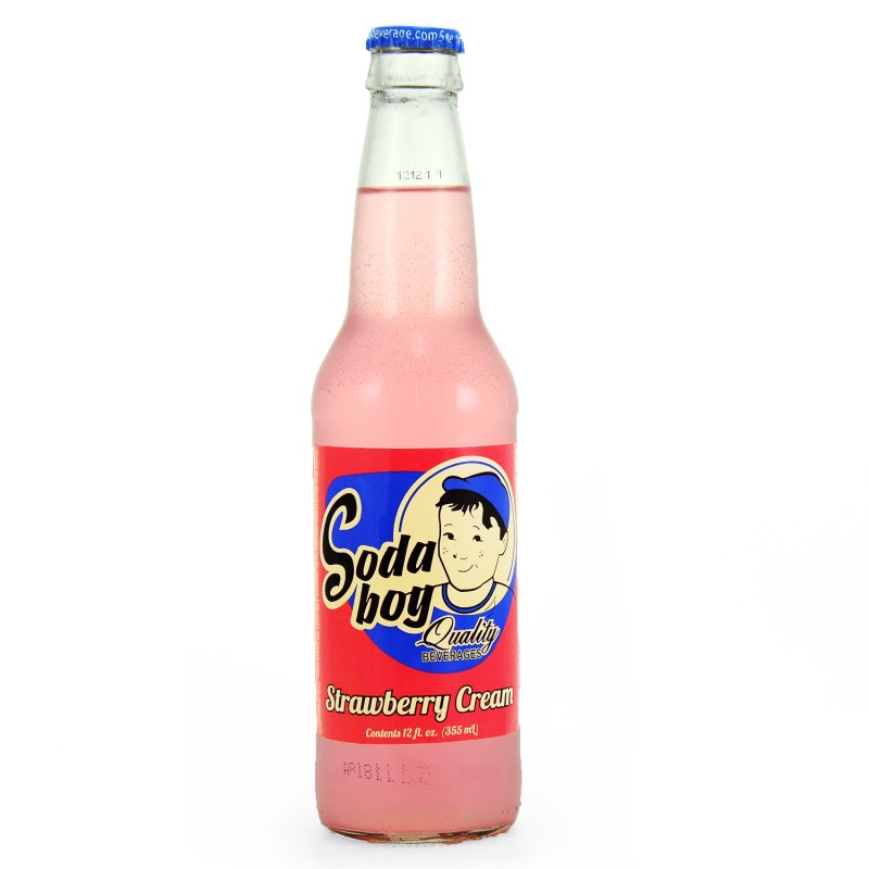 SODA BOY STRAWBERRY CREAM - Vintage Soda Pop